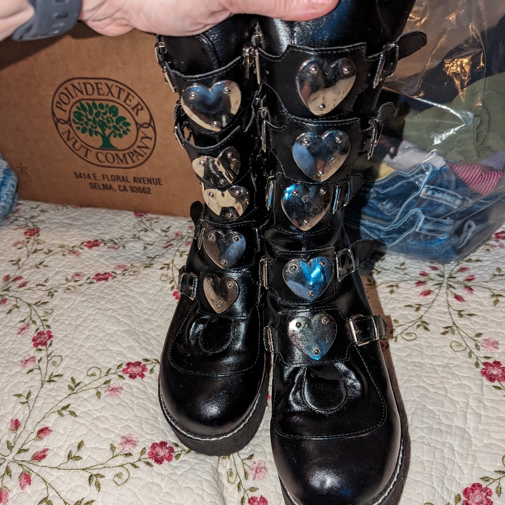 Women's platform boots size 8